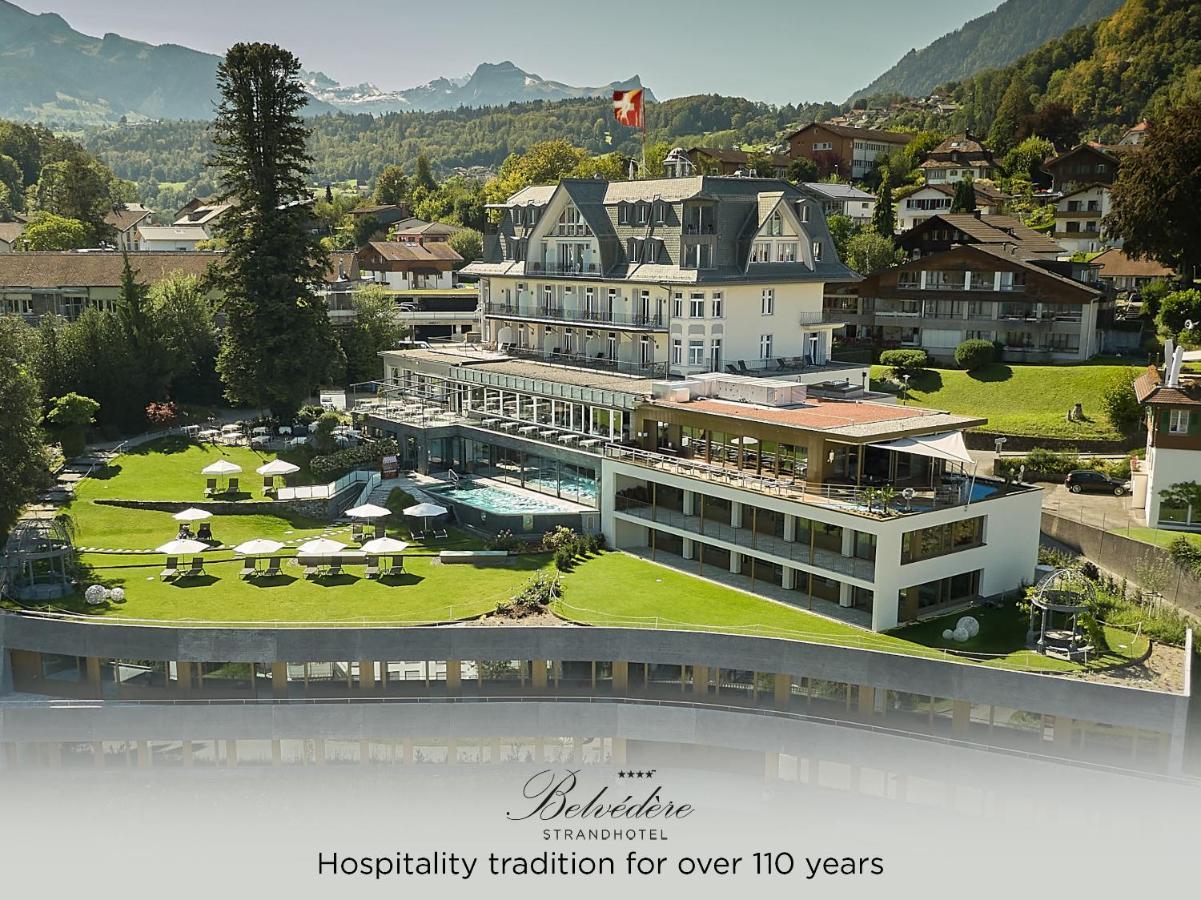 Belvedere Strandhotel Spiez Exterior foto