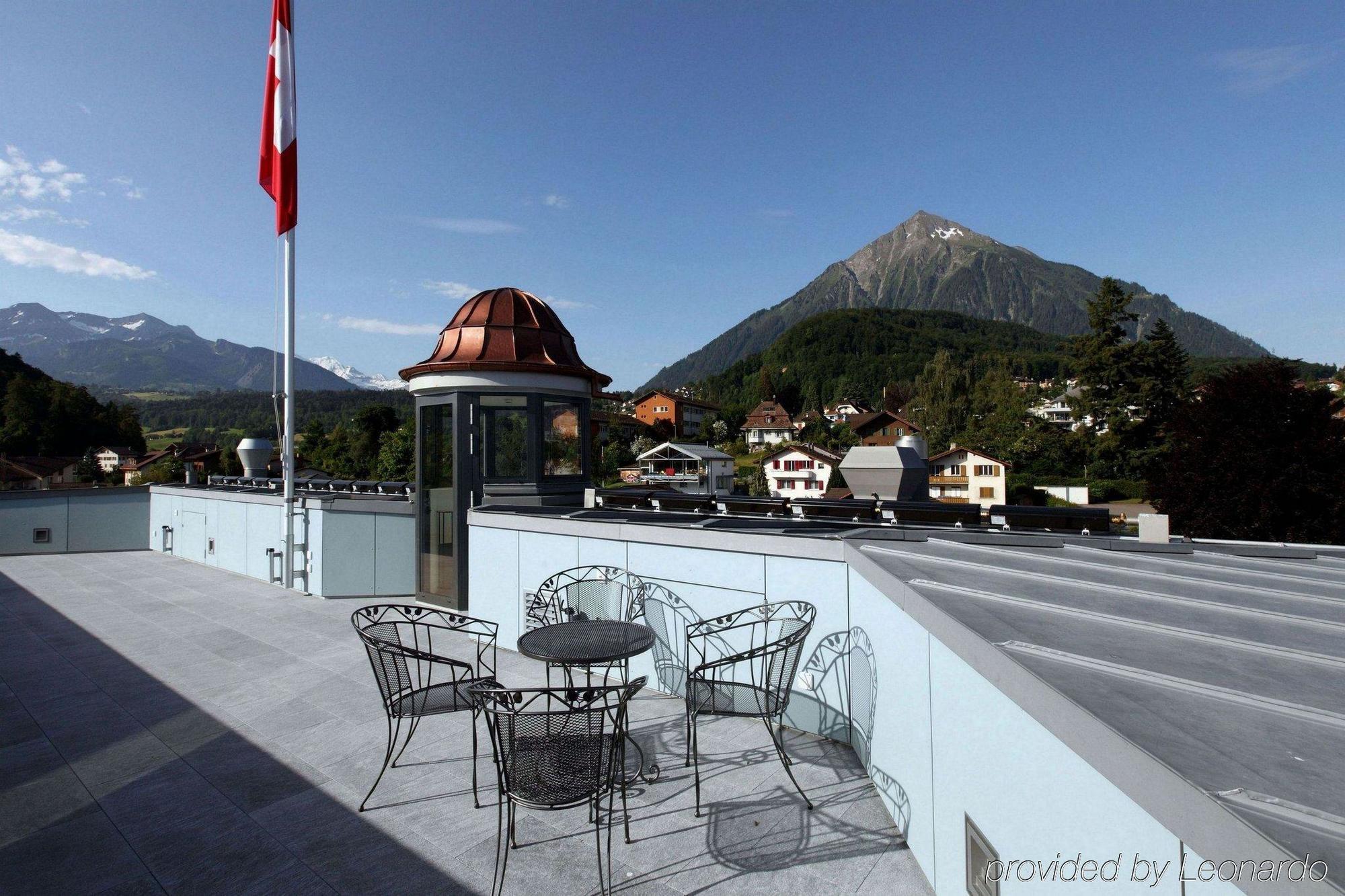 Belvedere Strandhotel Spiez Restaurant foto